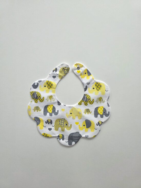 Lacīte ar ziloņiem (dzeltena)