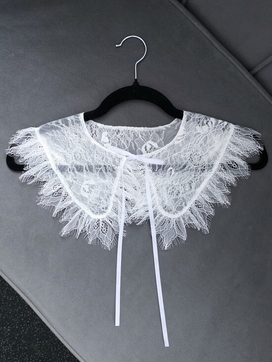 Mežģīņu apkaklīte BALTĀ